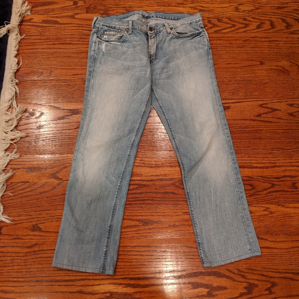 7 For All Mankind Light Wash Jeans 36